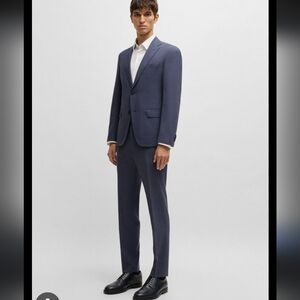 Hugo Boss Mens Wool James Sharp Suit 44 R NEW